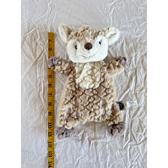 Mary Meyer Baby Deer Fawn Security Blanket Beanbag Stuffed Plush Lovey 12" - Picture 7 of 8